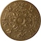 Ekena Millwork Baile Ceiling Medallion (Fits Canopies up to 6"), Hand-Painted Pale Gold, 31 1/4"OD x 2 1/4"P CM31BAPAS - alternate 1